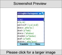 LingvoSoft Dictionary English <-> Portuguese for Microsoft Smartphone Screenshot